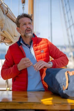 NZA New Zealand Auckland Jassen|Gewatteerde Jas Met Softshell-Jacket Red