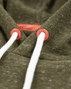 NZA New Zealand Auckland Sweats|Groene Hoodie Met Witte Streep-Jacket Army