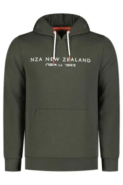 NZA New Zealand Auckland Sweats|Hoodie Met Groot Logo-Jacket Army
