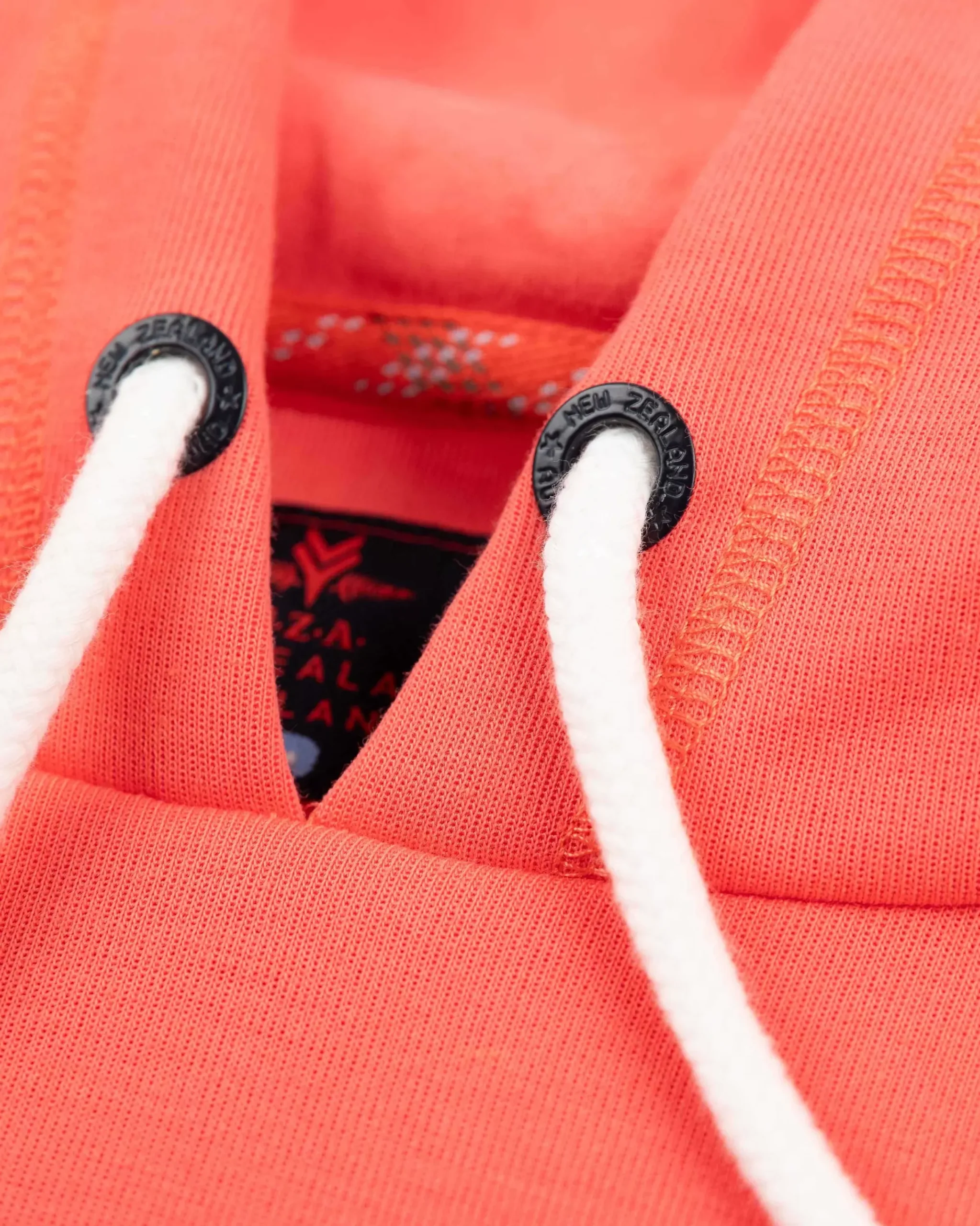 NZA New Zealand Auckland Sweats|Hoodie Met Groot Logo-Red Cider