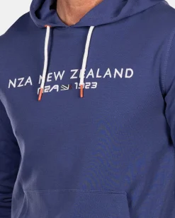 NZA New Zealand Auckland Sweats|Hoodie Met Logo -Dusk Navy