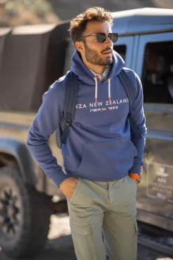 NZA New Zealand Auckland Sweats|Hoodie Met Logo -Dusk Navy