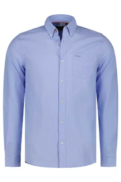NZA New Zealand Auckland Overhemden|Katoenen Blauw Overhemd-Rhythm Blue