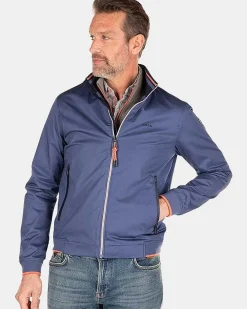 NZA New Zealand Auckland Jassen|Katoenen Bomberjack-Dusk Navy