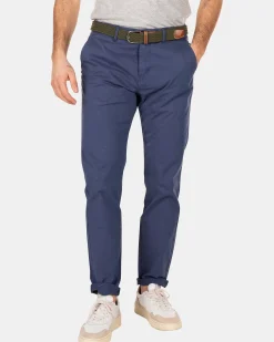 NZA New Zealand Auckland Broeken|Katoenen Chino Met Stretch-Dusk Navy