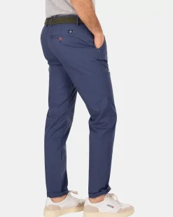 NZA New Zealand Auckland Broeken|Katoenen Chino Met Stretch-Dusk Navy