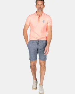 NZA New Zealand Auckland Polo-Shirts|Katoenen Effen Polo-Fury Pink