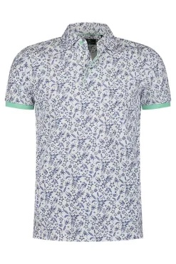 NZA New Zealand Auckland Polo-Shirts|Katoenen Jersey Polo-Ecru