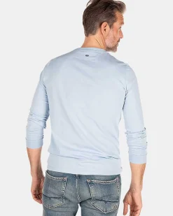 NZA New Zealand Auckland T-Shirts|Katoenen Longsleeve-Universal Blue