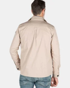 NZA New Zealand Auckland Jassen|Katoenen Overshirt-Shimmering Sand