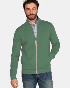 NZA New Zealand Auckland Truien|Katoenen Vest Met Stretch -Amazon Green
