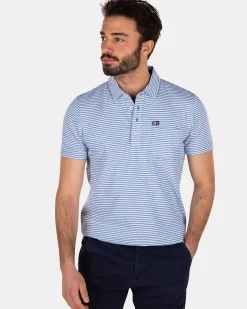 NZA New Zealand Auckland Polo-Shirts|Katoen Stretch Polo Met Strepen