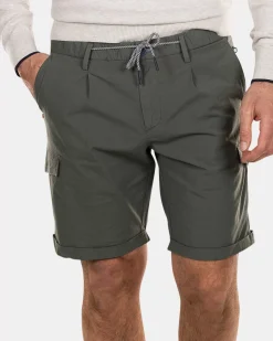 NZA New Zealand Auckland Broeken|Korte Cargo Broek-Chalk Green