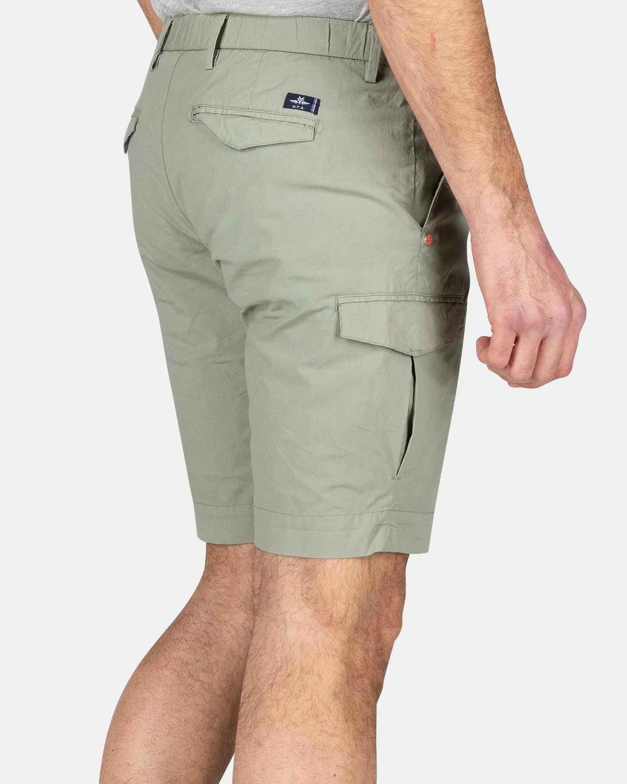 NZA New Zealand Auckland Broeken|Korte Cargo Broek-Mellow Army