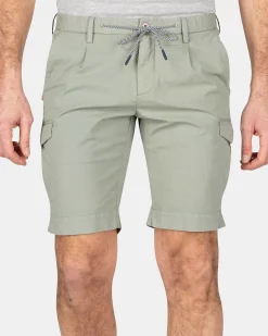 NZA New Zealand Auckland Broeken|Korte Cargo Broek-Mellow Army