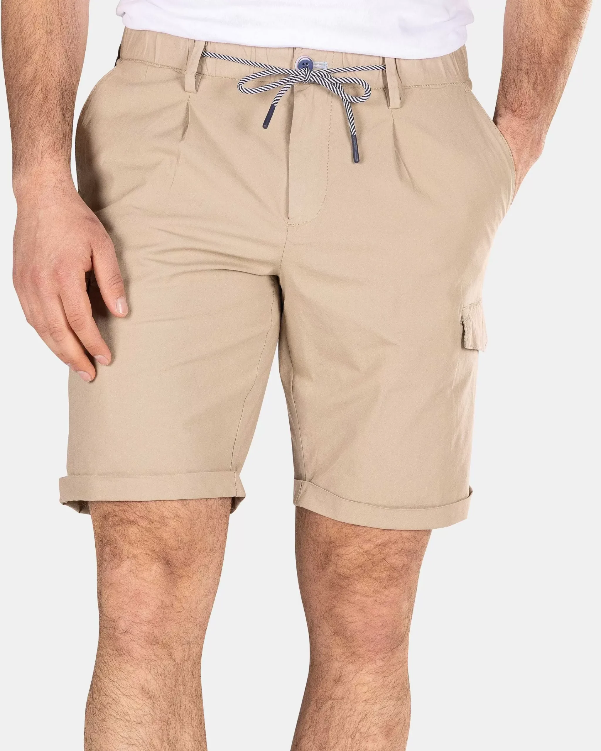 NZA New Zealand Auckland Broeken|Korte Cargo Broek-Shimmering Sand