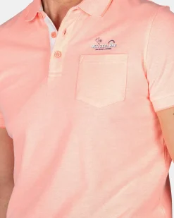 NZA New Zealand Auckland Polo-Shirts|Lichte Katoenen Polo-Fury Pink