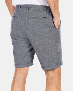 NZA New Zealand Auckland Broeken|Linnen Korte Broek-Dusk Navy