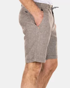 NZA New Zealand Auckland Broeken|Linnen Korte Broek-Misty Army