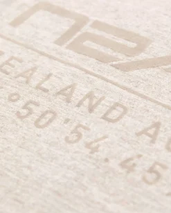 NZA New Zealand Auckland T-Shirts|Longsleeve Met Ronde Hals-Shimmering Sand