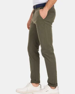 NZA New Zealand Auckland Broeken|Napier Twill Stretch-Army Groen