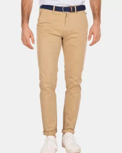 NZA New Zealand Auckland Broeken|Napier Twill Stretch-Light Kaki Bruin
