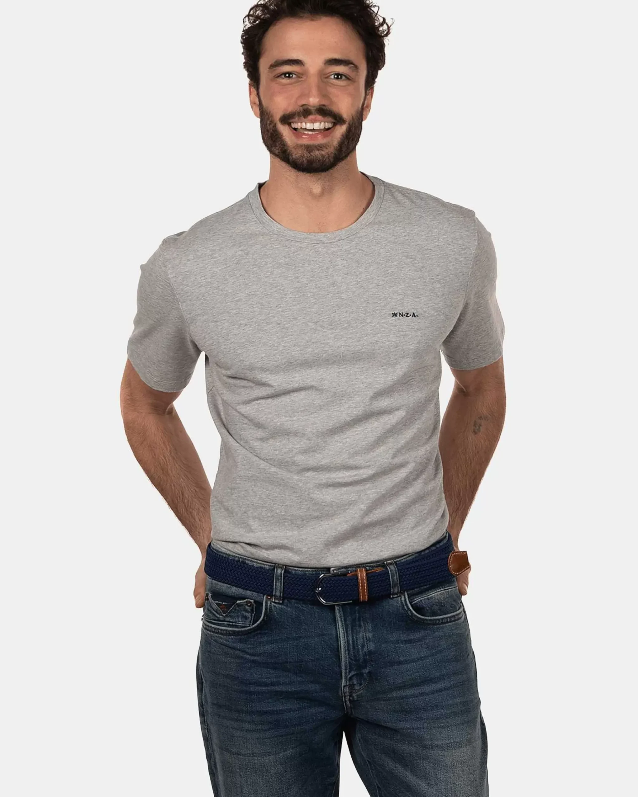 NZA New Zealand Auckland T-Shirts|Ngakoro-Grijs