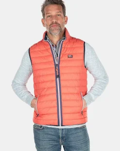 NZA New Zealand Auckland Jassen|Nylon Bodywarmer-Golden Orange