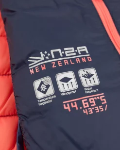 NZA New Zealand Auckland Jassen|Nylon Bodywarmer-Golden Orange