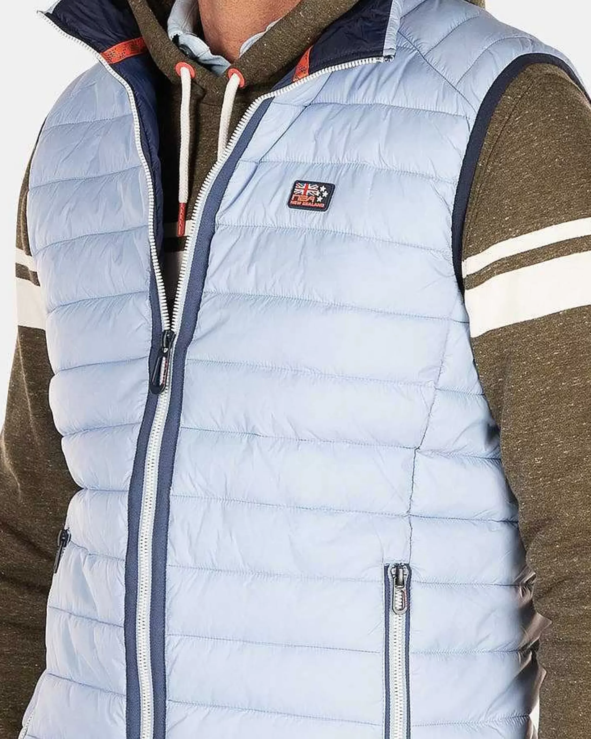 NZA New Zealand Auckland Jassen|Nylon Bodywarmer-Rhythm Blue