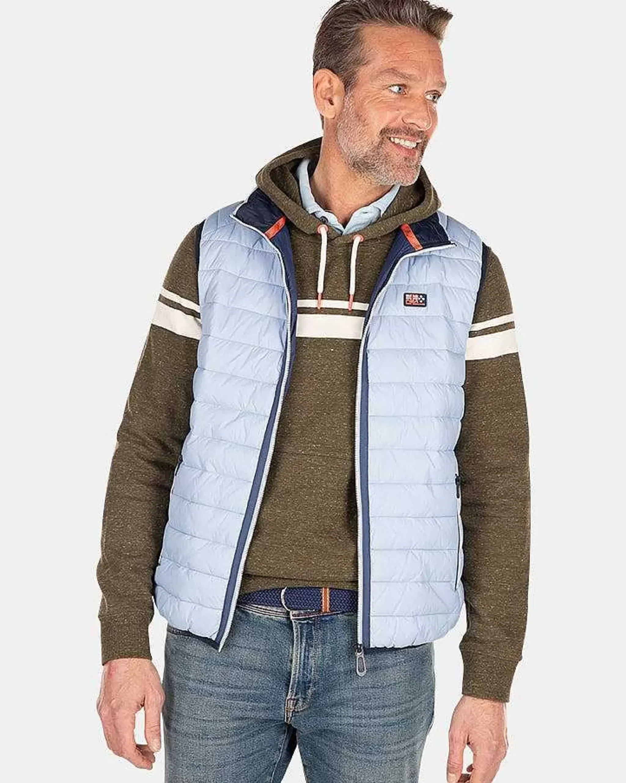 NZA New Zealand Auckland Jassen|Nylon Bodywarmer-Rhythm Blue