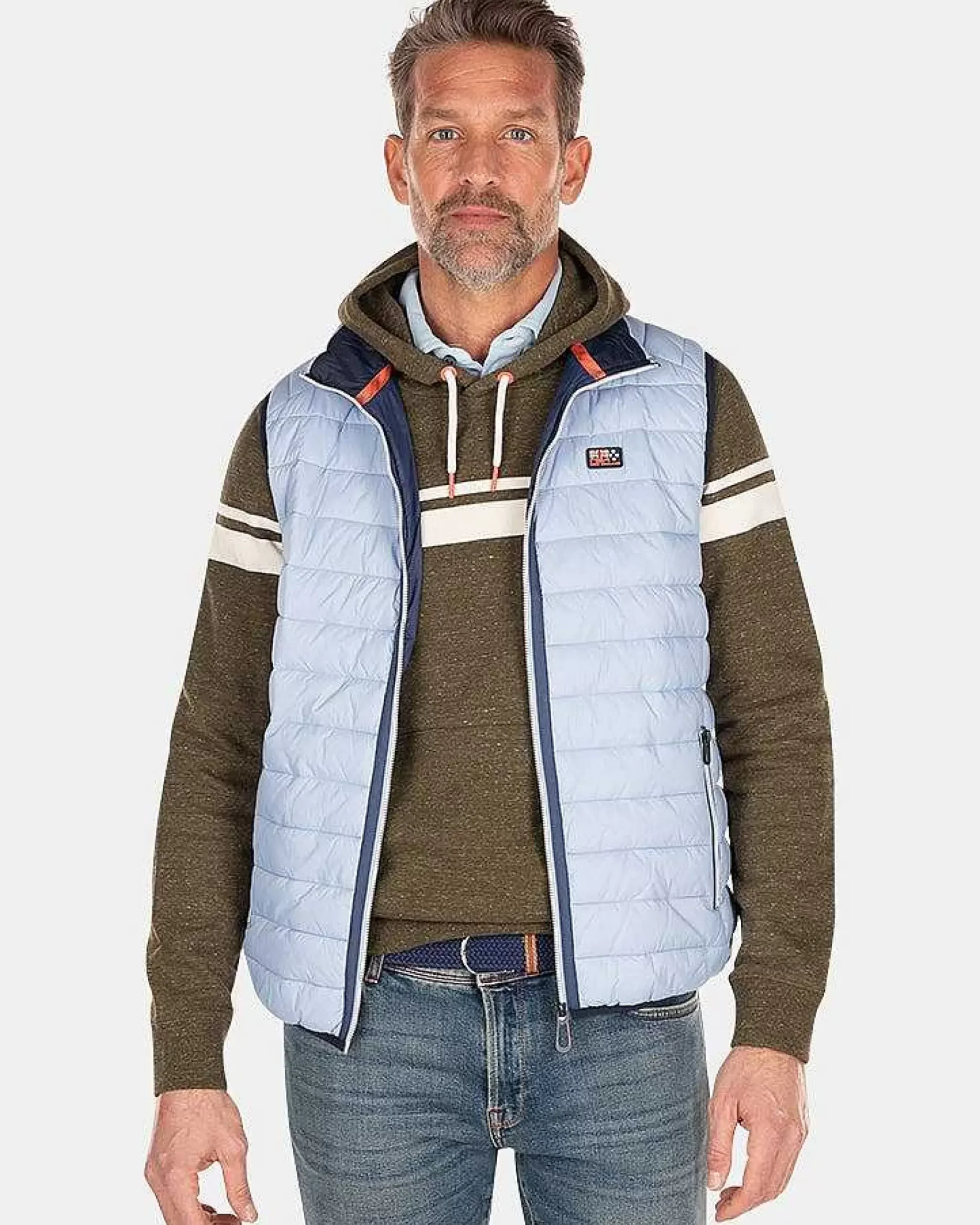 NZA New Zealand Auckland Jassen|Nylon Bodywarmer-Rhythm Blue