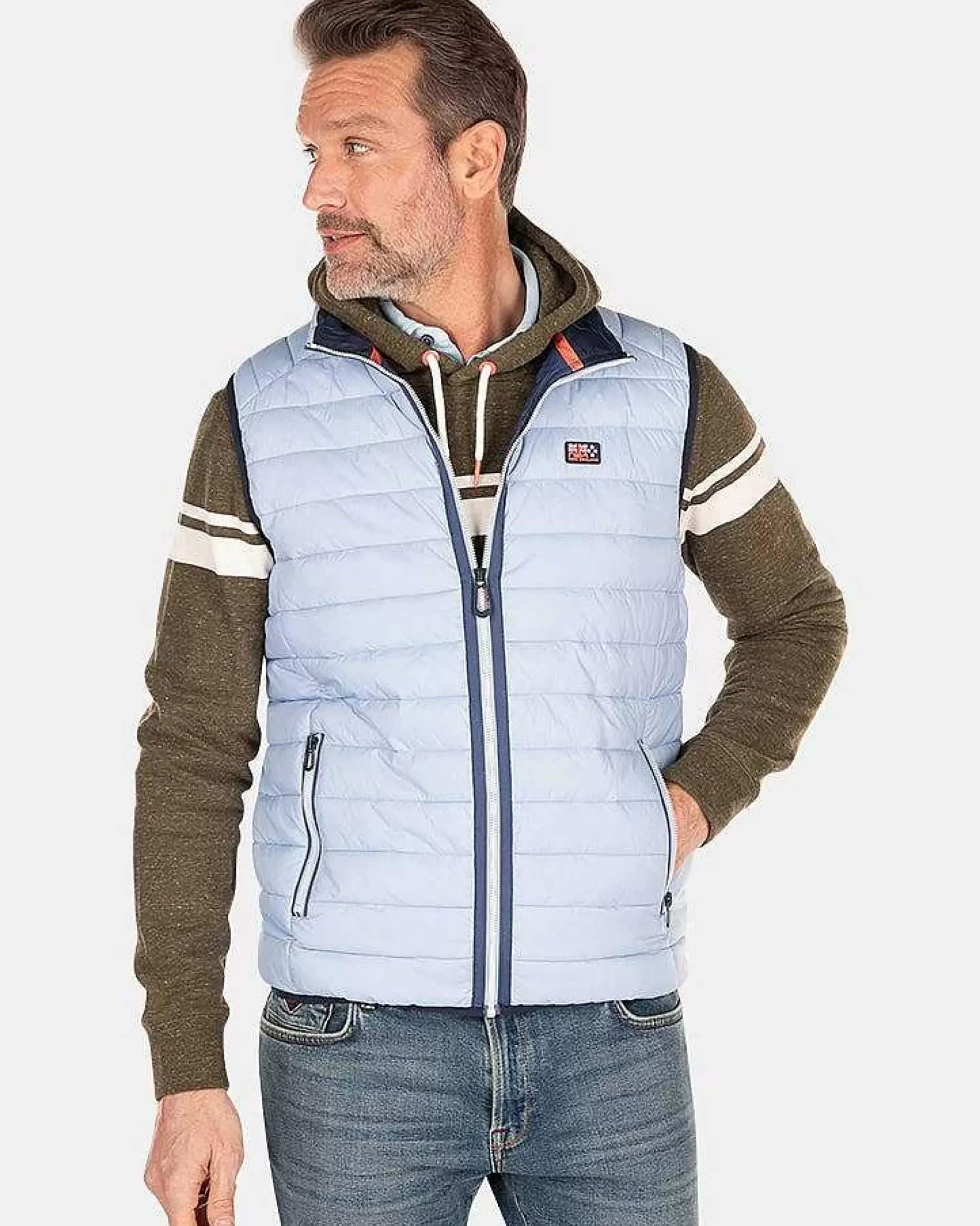 NZA New Zealand Auckland Jassen|Nylon Bodywarmer-Rhythm Blue