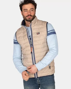 NZA New Zealand Auckland Jassen|Nylon Bodywarmer-Shimmering Sand