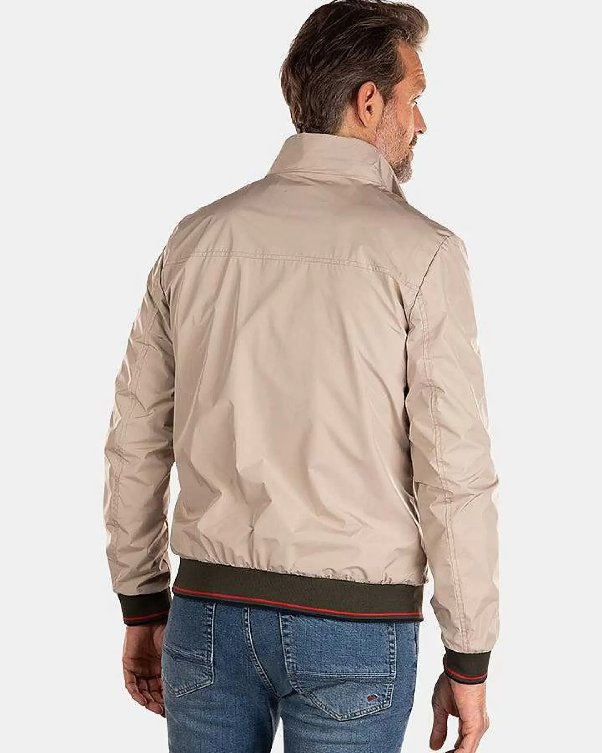 NZA New Zealand Auckland Jassen|Nylon Bomberjack-Shimmering Sand