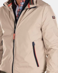 NZA New Zealand Auckland Jassen|Nylon Bomberjack-Shimmering Sand