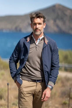 NZA New Zealand Auckland Jassen|Nylon Bomberjack-Traditional Navy