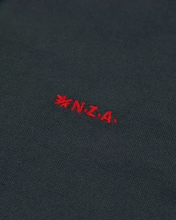 NZA New Zealand Auckland Polo-Shirts|Nza Heritage Cotton Polo Shirt-Green Grey