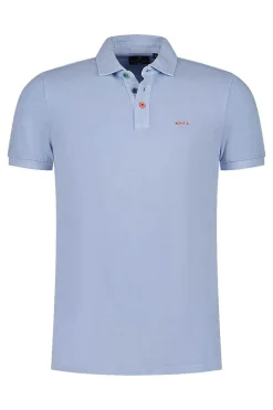 NZA New Zealand Auckland Polo-Shirts|Plain Cotton Polo-Rhythm Blue