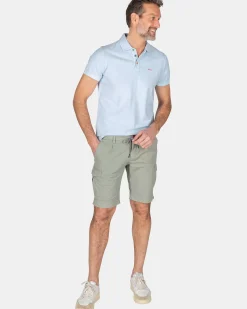 NZA New Zealand Auckland Polo-Shirts|Plain Cotton Polo-Rhythm Blue