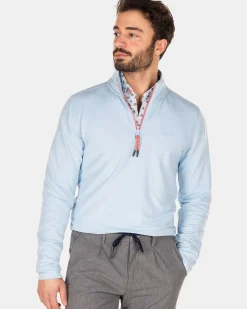 NZA New Zealand Auckland Truien|Polyester Trui Met Rits-Universal Blue