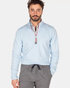 NZA New Zealand Auckland Truien|Polyester Trui Met Rits-Universal Blue