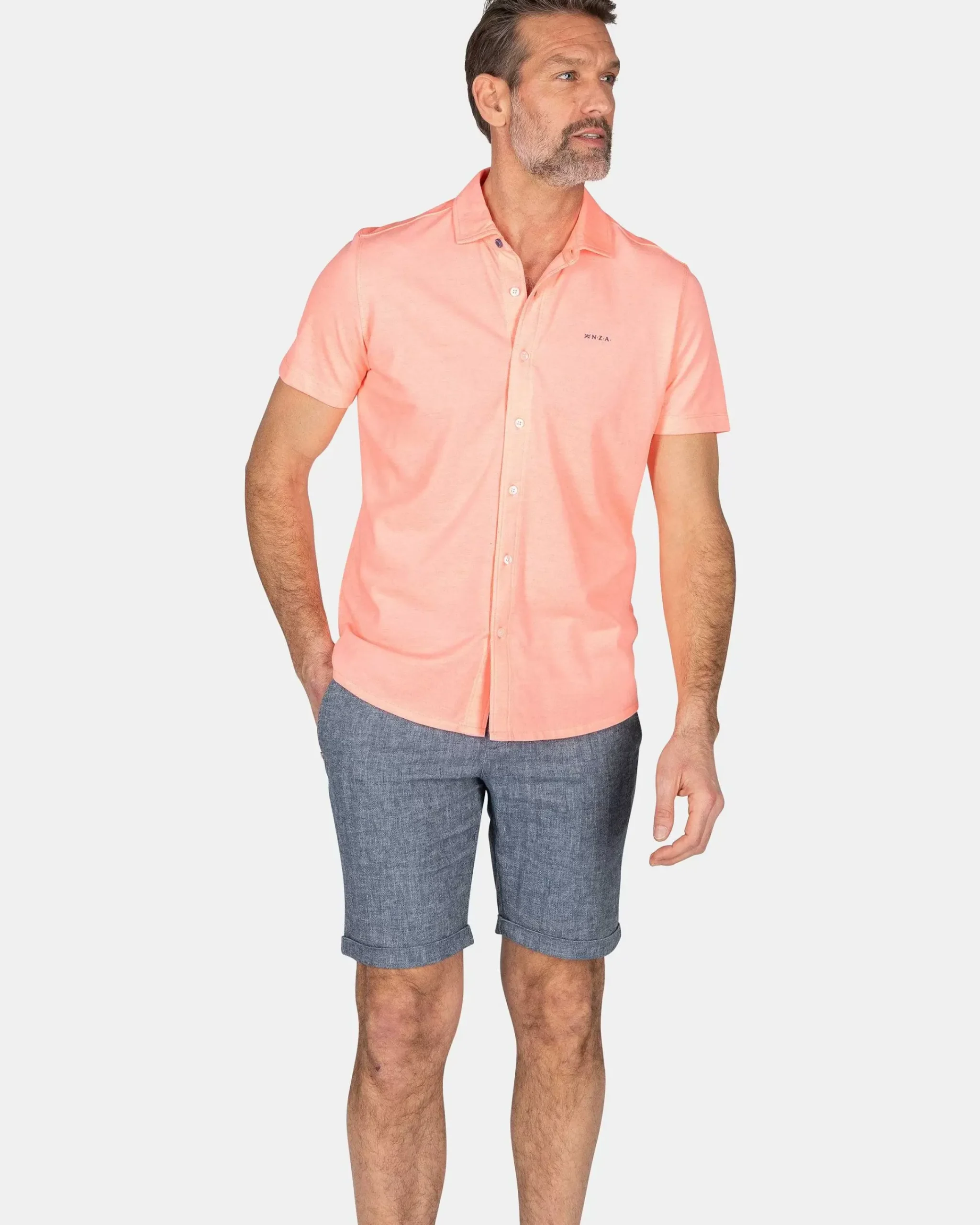 NZA New Zealand Auckland Overhemden|Roze Overhemd-Fury Pink