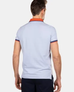 NZA New Zealand Auckland Polo-Shirts|Sportieve Effen Polo-Rhythm Blue