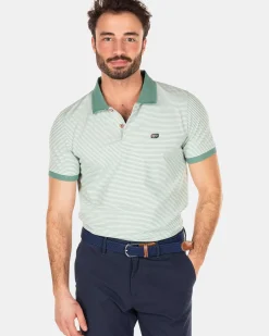 NZA New Zealand Auckland Polo-Shirts|Stretch Polo Met Korte Mouw-Amazon Green