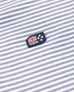 NZA New Zealand Auckland Polo-Shirts|Stretch Polo Met Korte Mouw-Dusk Navy