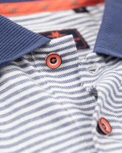 NZA New Zealand Auckland Polo-Shirts|Stretch Polo Met Korte Mouw-Dusk Navy