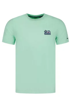 NZA New Zealand Auckland T-Shirts|T-Shirt Met Ronde Hals-Teal Green