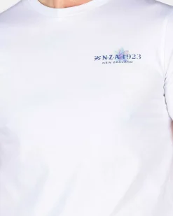 NZA New Zealand Auckland T-Shirts|T-Shirt Met Ronde Hals-White