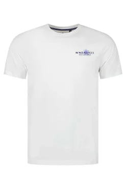 NZA New Zealand Auckland T-Shirts|T-Shirt Met Ronde Hals-White